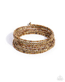 Paparazzi Best Way to Unwind - Brass Bracelet