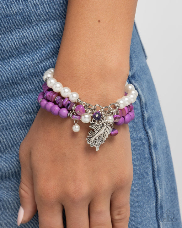 Paparazzi Canyonland Color - Purple Bracelet