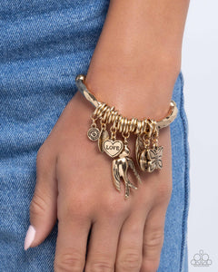 Paparazzi Wild and Scenic - Gold Bracelet