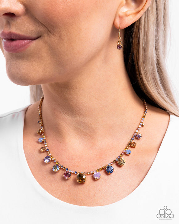 Paparazzi Colorful Countess - Multi Necklace