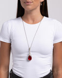 Paparazzi Rosy Revival - Red Necklace