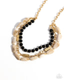 Paparazzi Eclectic Effect - Black Necklace