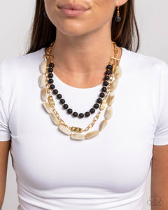 Paparazzi Eclectic Effect - Black Necklace