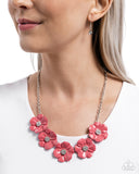 Paparazzi Floral Favor - Pink Necklace