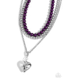 Paparazzi Easy Elevation - Purple Necklace