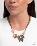 Paparazzi Standing Shimmer - Brass Necklace