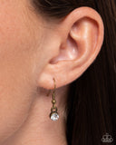 Paparazzi Standing Shimmer - Brass Necklace