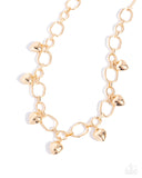 Paparazzi Hey Lover - Gold Necklace