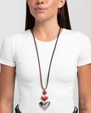 Paparazzi Romantic Refuel - Red Necklace