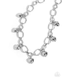 Paparazzi Hey Lover - Silver Necklace