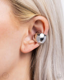 Paparazzi American CURL - Silver Earring