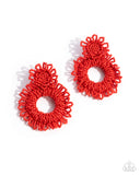 Paparazzi Explosive Energy - Red Earring