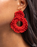Paparazzi Explosive Energy - Red Earring
