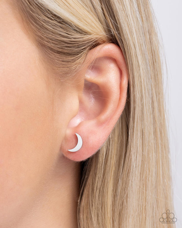 Paparazzi Stainless Space - Silver Earring