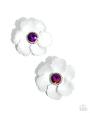 Paparazzi Organic Growth - White Earring