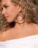 Paparazzi Bounce Around - Purple Earring