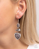 Paparazzi Feminine Feature - Silver Earring
