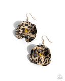 Paparazzi Legendary Leopard - Yellow Earring