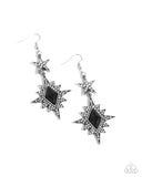Paparazzi Stellar State of Mind - Black Earring