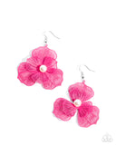 Paparazzi PETAL the Score - Pink Earring