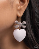 Paparazzi Suitable Sweetheart - Pink Earring