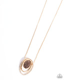 Paparazzi Glistening Grade - Brown Necklace