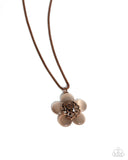 Paparazzi Floral Freestyle - Copper Necklace