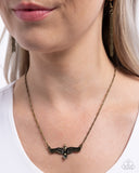 Paparazzi Eagle Exception - Brass Necklace