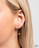 Paparazzi Elongated Element - Brass Necklace