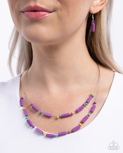 Paparazzi Earthy Extrovert - Purple Necklace