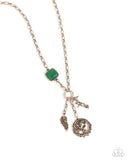 Paparazzi Hopeful Heights - Green Necklace