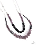 Paparazzi Malibu Minuet - Black Necklace