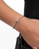 Paparazzi Draped in Dazzle - Silver Bracelet
