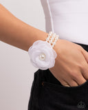 Paparazzi Feminine Mystique - White Bracelet