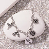 Paparazzi Positive Outlook - Silver Bracelet