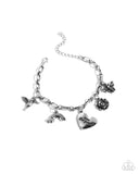 Paparazzi Positive Outlook - Silver Bracelet