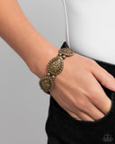 Paparazzi Roaring Rose - Brass Bracelet