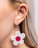 Paparazzi Seed Bead Vibrancy - White Earring
