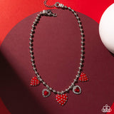 Paparazzi Mutual Affection - Red Necklace