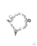 Paparazzi Western Welcome - White Bracelet