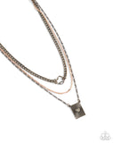 Paparazzi Loveable Layers - Brass Necklace