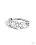 Paparazzi Cultured Confidence - White Bracelet