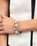 Paparazzi Cultured Confidence - White Bracelet