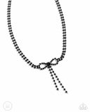 Paparazzi Dapper Delicacy - Black Necklace