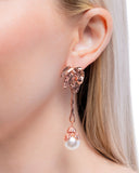 Paparazzi Nod to the Classics - Copper Earring