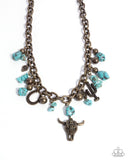 Paparazzi Wild West Whimsy - Brass Necklace