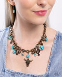 Paparazzi Wild West Whimsy - Brass Necklace