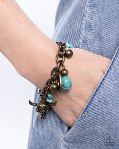 Paparazzi Wild West Wardrobe - Brass Bracelet