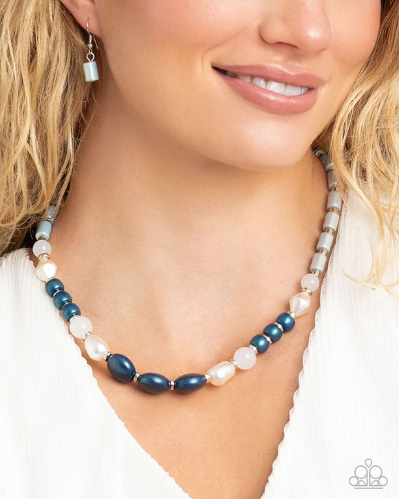 Paparazzi Captivating Can-Can - Blue Necklace