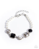 Paparazzi Dumbfounding Dazzle - Black Bracelet